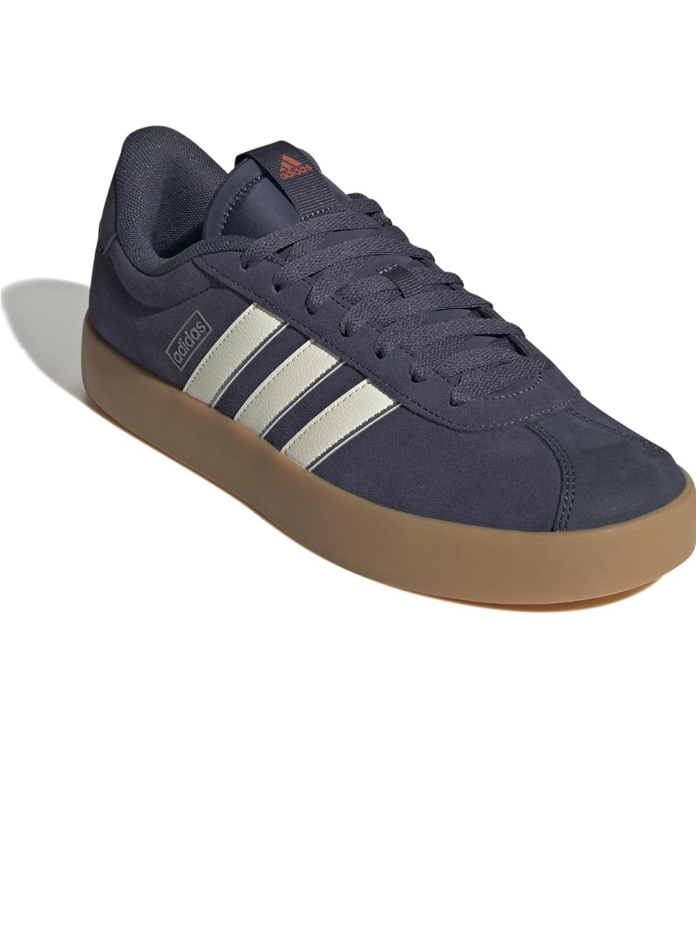 Adidas Navy Suede Skate Shoe with Gum Sole